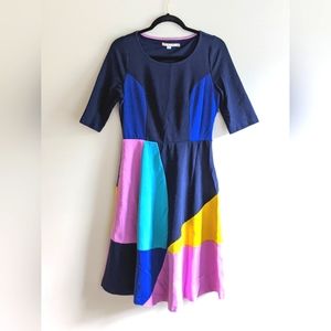 Boden Color Block Dress